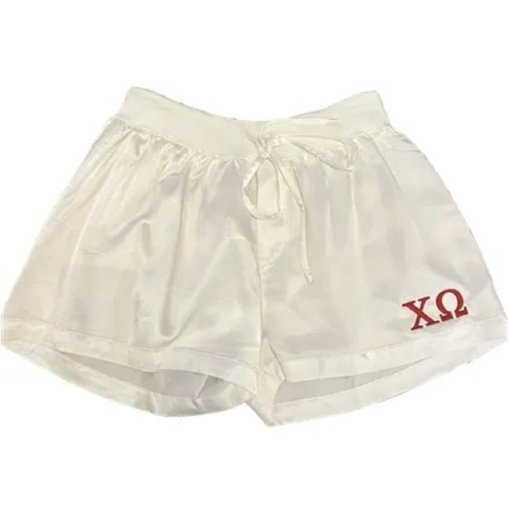 PJ Harlow Satin Shorts - Chi Omega